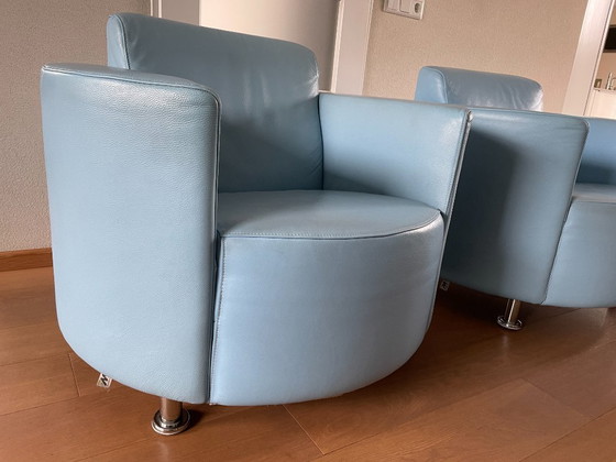 Image 1 of 2 Montel armchairs Color ice blue