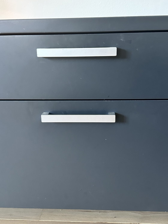 Poliform Sintesi Design Credenza / Mobile TV – Carlo Colombo – Credenze, Aluminium, Wood (photo 2 of 7)