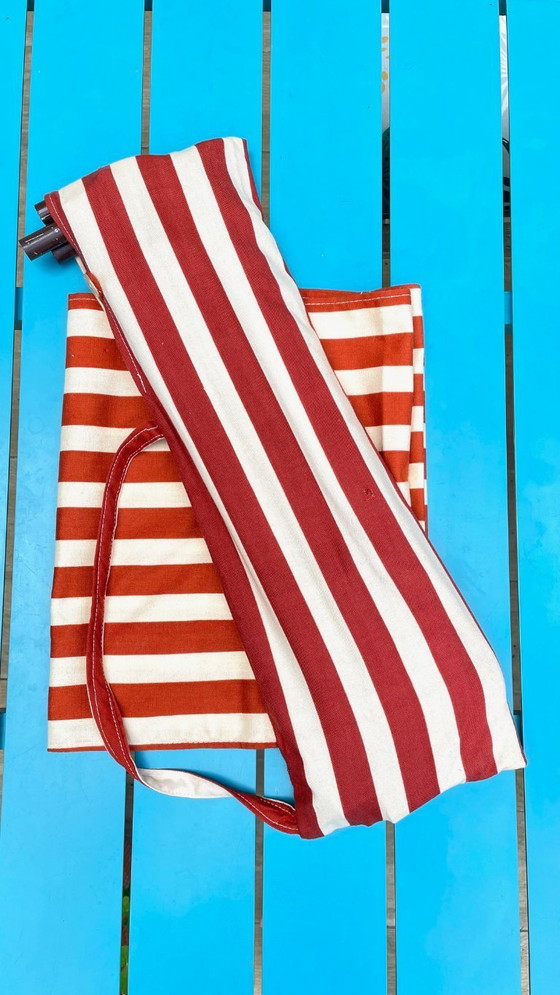 Image 1 of Vintage draagbare ligstoel