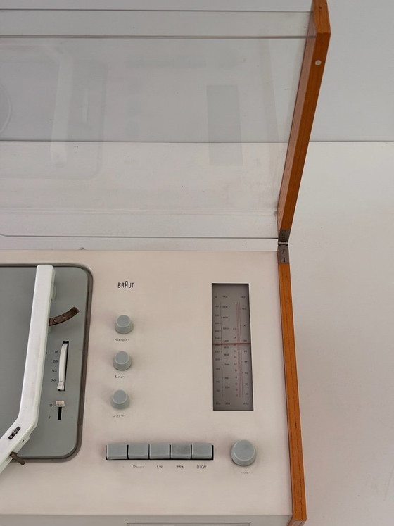 Image 1 of Tourne Disque Radio Braun SK 61 Phonosuper Dieter Rams Hans Gugelot Design Bauhaus Collector