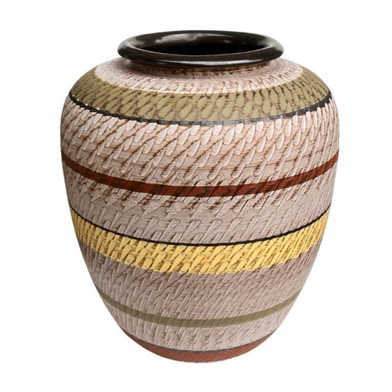 Image 1 of Dümler & Breiden Bodenvase „Faux Klinker“, Typ 29/25, Deutschland 1970er Jahre