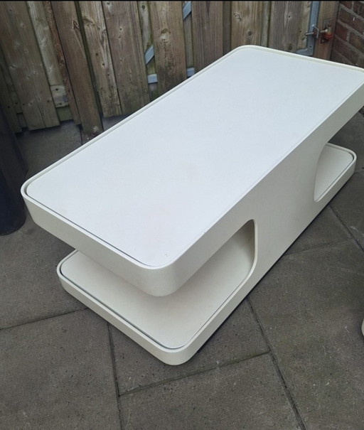 Vintage spaceage 1970s coffee table