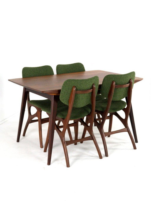 Louis van Teeffelen for Wébé Milan dining table vintage