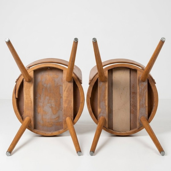 Image 1 of Vintage Baumann Mondor stoel in beukenhout