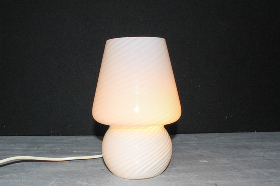 Image 1 of Mid Century Murano Mushroom glass table lamp, Italy, 1970s.