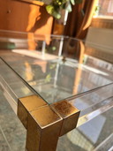 Hollywood regency coffee table 