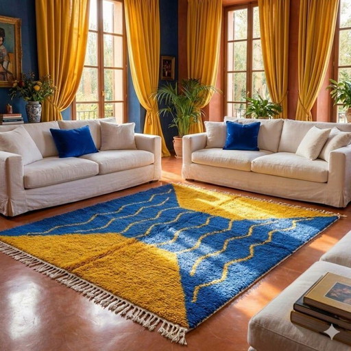 Magnífica alfombra artesanal 200cm x 300cm