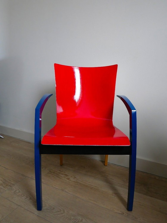 Image 1 of Sedia da pranzo Leolux Camarilla ispirata a "Mondriaan".