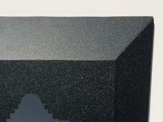 Image 1 of Large painting: Skyscrappers by FRANCO (USA) 80s (152x102)