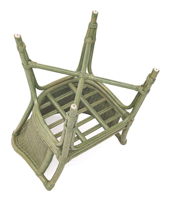 Image 1 of Salon en rotin par Maugrion, 1980