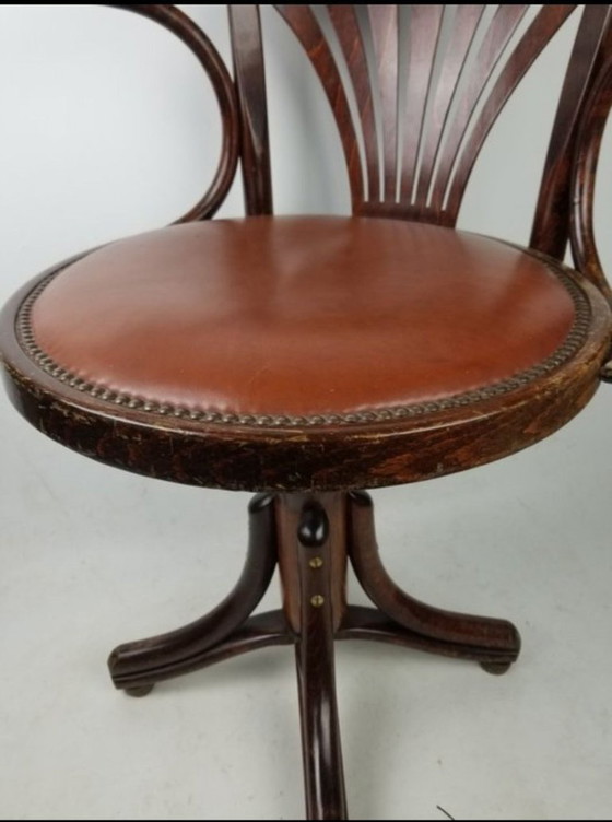 Image 1 of Prachtige Thonet stijl bureaustoel