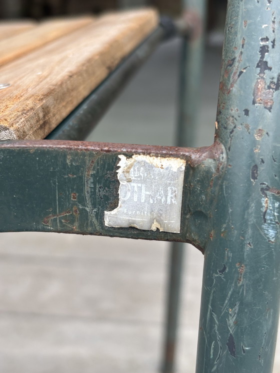 Image 1 of 4x Lothar tuinstoelen, 50s