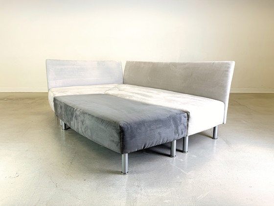 Image 1 of Sofa corner couch Franz Fertig Taipei fabric velvet corner sofa design