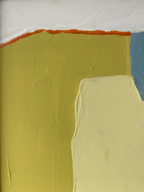 Image 1 of Two abstract paintings 30x40 cm including frame