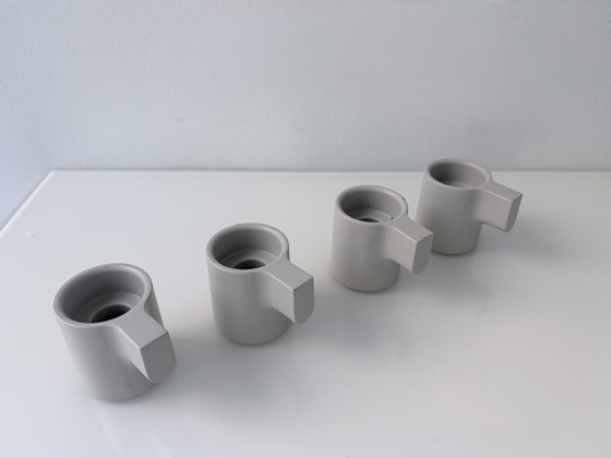 Set of 4 Ikea Ypperlig Hay Candle holders light grey – Aluminium (photo 3 of 7)