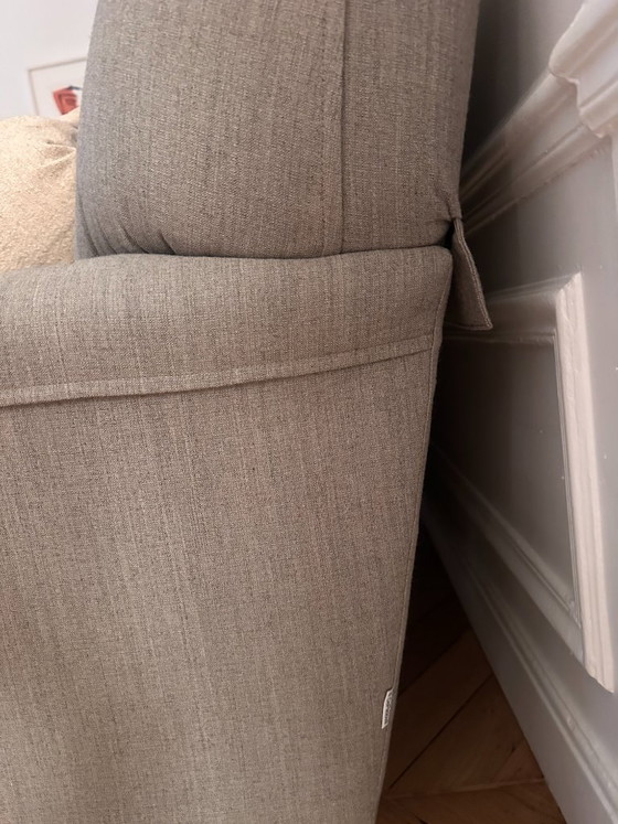 Light grey fabric three-seater sofa, De Padova, 3-5 seaters, Textile, Modern (photo 2 of 6)