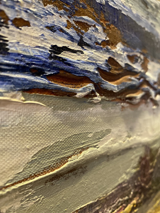 Image 1 of Paisaje de naturaleza muerta firmado