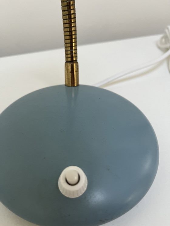 Image 1 of Lampada da scrivania vintage azzurra, anni '60