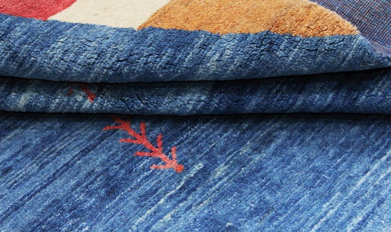 Image 1 of Original Persian carpet Gabbeh Ghashghai oriental carpet 222 cm x 149 cm old natural