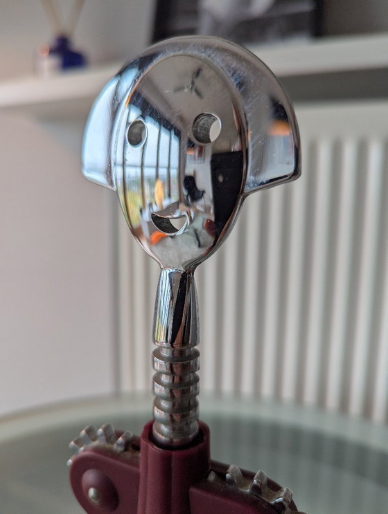 Image 1 of Alessi “Anna G.” Corkscrew – Design by Alessandro Mendini – Berry Red – Italy