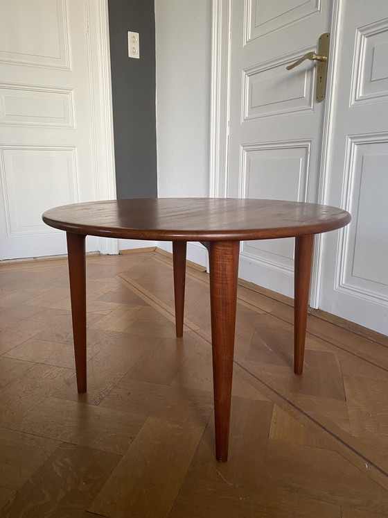 Image 1 of Vintage Wooden Coffee Table Ml131 By Illum Wikkelsoo For Mikael Laursen