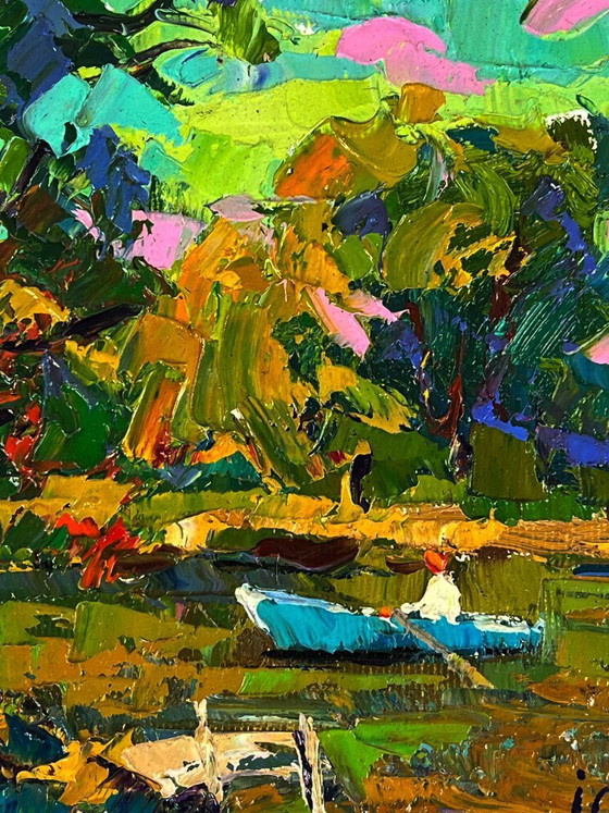 Image 1 of Fishing on the River Bank