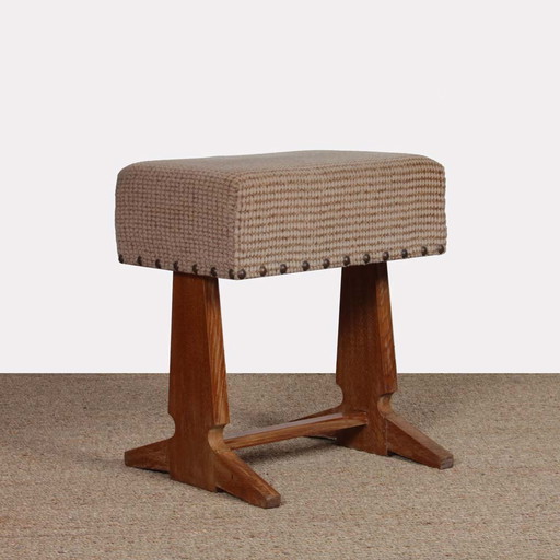 Tabouret dans le goût de Guillerme et Chambron, 1960