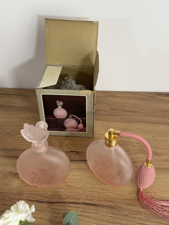 Image 1 of Flacon et vaporisateur parfum vintage neuf 
