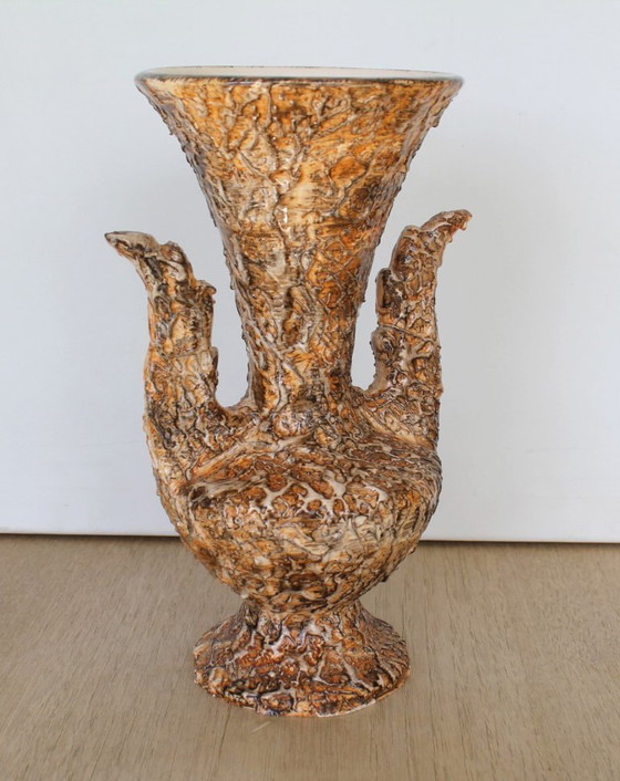 Image 1 of Fat Lava vase Ilkra model 1028 amforavase from the sixties