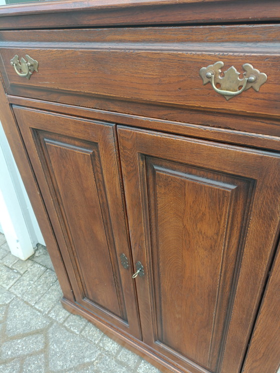 Image 1 of Beautiful oak storage cabinet