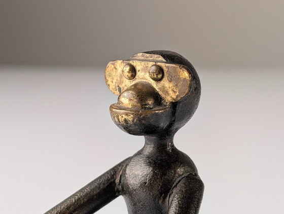 Kay Bojesen Mid-Century Unreleased Bronze Monkey, Denmark, 1950s – Sculpture (photo 3 of 12)