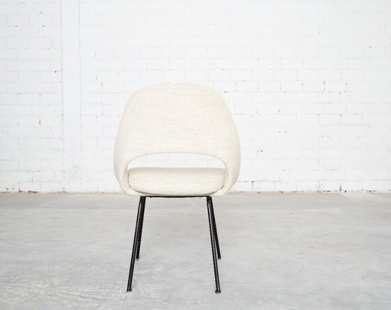 Nr. 72 Conferentiestoelen van Eero Saarinen voor Knoll, jaren 1950, set van 4 – Eetkamerstoelen, Wool (photo 2 of 15)