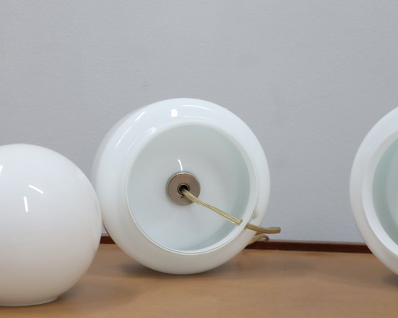 Image 1 of Paire de lampes de table en verre de Murano VISTOSI années 1960