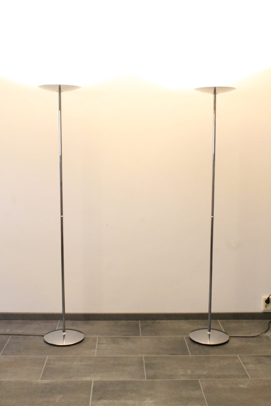 Image 1 of Set Of 2 Phase Halogen Uplighters