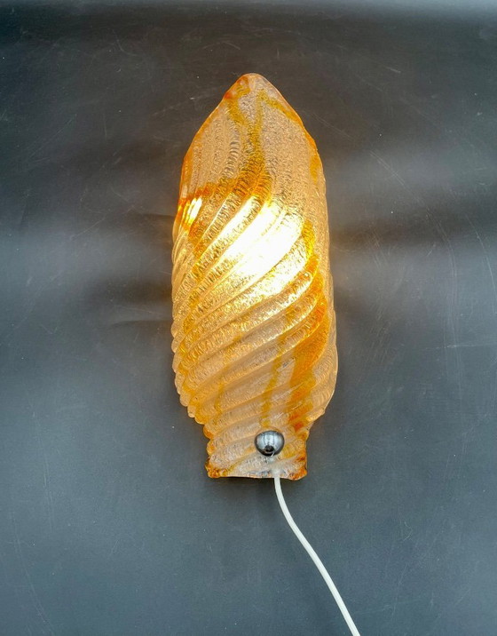 Image 1 of Sculpturale Vintage  - Attr Mazzega (Murano) - Verre Artistique & Tonalités Ambrées