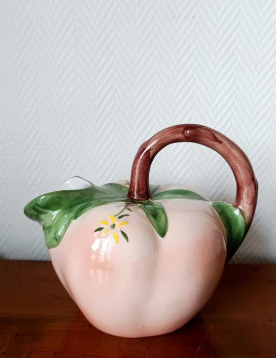 Image 1 of Vintage viskruik van slipware uit de jaren 60