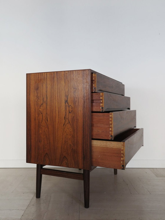 Cassettiera Mid-Century in legno scuro, Danimarca, anni '60 – Cassettiere, Mid Century Modern (photo 7 of 14)
