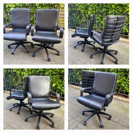 Image 1 of 2 x PORSCHE DESIGN Poltrona Frau bureaustoelen