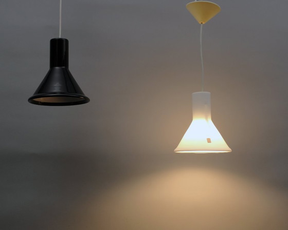 Image 1 of Michael Bang (1942-2013) - lot de 2, lampes suspendues Mini P&T Pendel - Holmegaard, Danemark