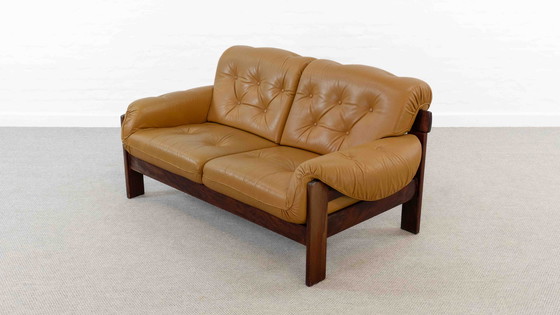 Image 1 of Braziliaanse stijl lederen zitgroep