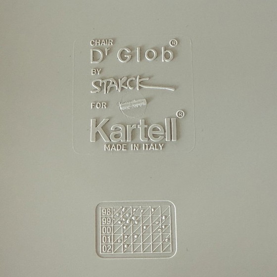 2x Dr Glob – Kartell, Chaises de salle à manger, Metal, Plastic (photo 5 of 5)