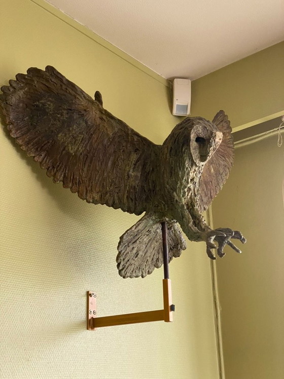 Image 1 of Owl sculpture by Erwin Peeters