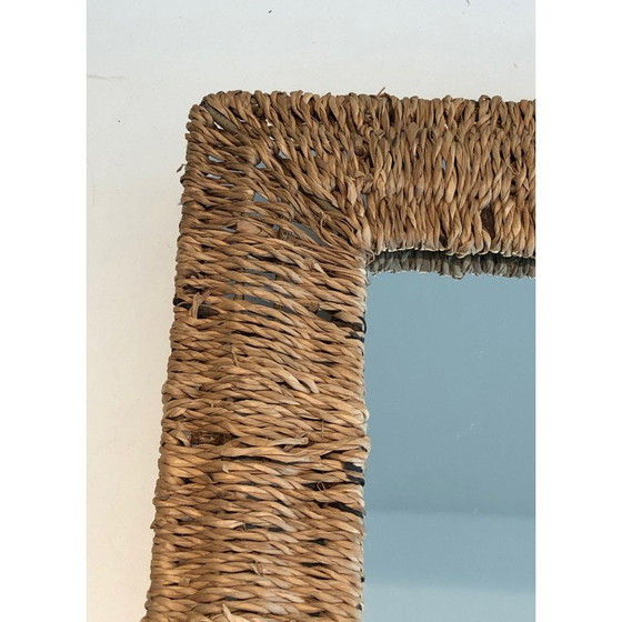 Image 1 of Vintage rope wall mirror, 1970