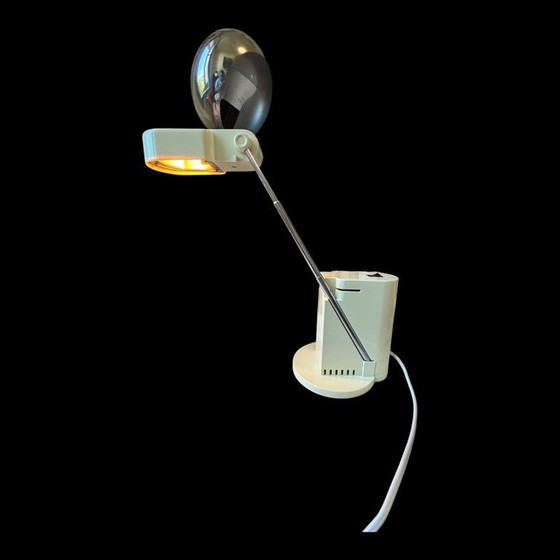 Image 1 of Lampada da tavolo Valenti “Clara” – design Gianni Cardile – bianca – vintage