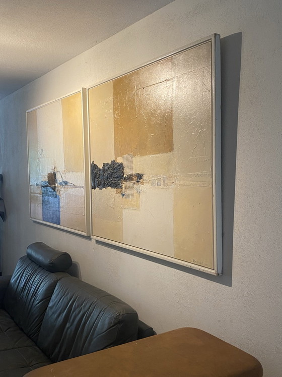Dittico curato di Ron v/d Werf, Ton v/d Werf, Arte, Carta, Legno, Beige (foto 3 di 9)