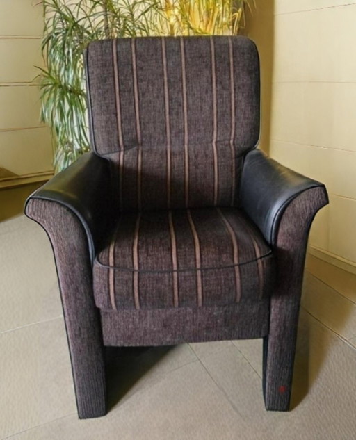 Klassieke bankstel en fauteuil, goede kwaliteit, super zitcomfort 