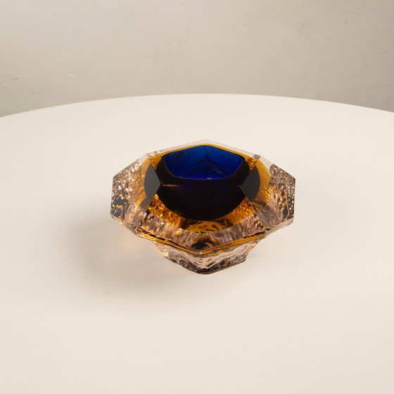 Cendrier sculptural en verre submergé par Gianfranco Mandruzzato Murano 1970 – Accessoires de table, Modern (photo 13 of 22)