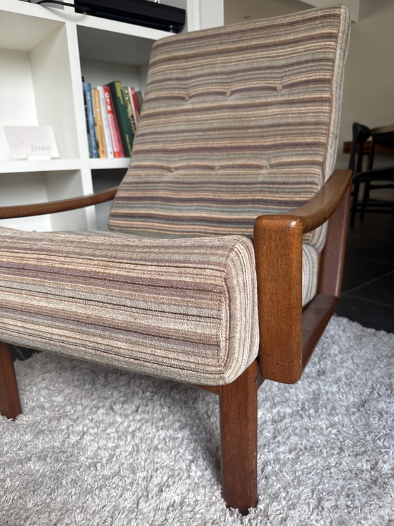Loungesessel - Glostrup Møbelfabrik. – svend aage eriksen, Wood, Textile (photo 3 of 5)