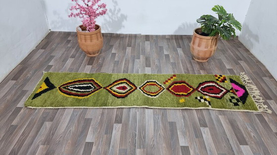 Authentique tapis de passage berbère 300/80cm – Wool (photo 4 of 10)