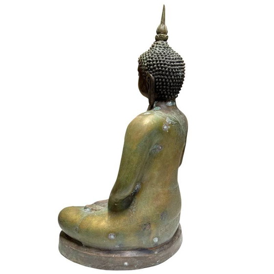 Estatua de Buda de bronce china temprana – Análisis técnico, Período Yongle (1402–1424) – Esculturas, Bronze (photo 6 of 13)
